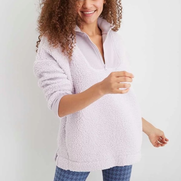 NWT Aerie Dream Sherpa Half Zip - Picture 7 of 7
